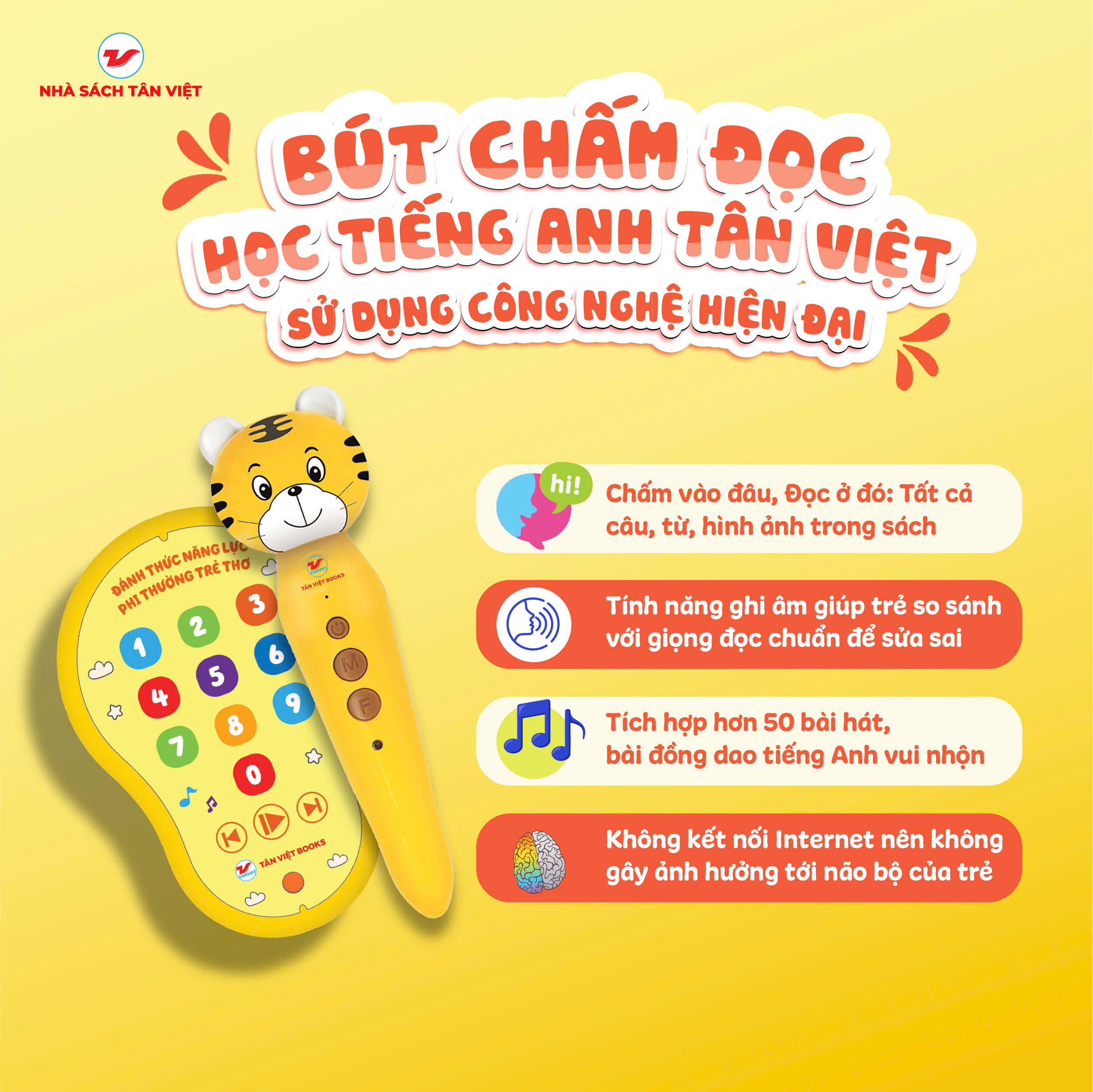 Bút Chấm Đọc Học Tiếng Anh Tân Việt: Review Chi Tiết, Ưu Nhược Điểm Gallery 2