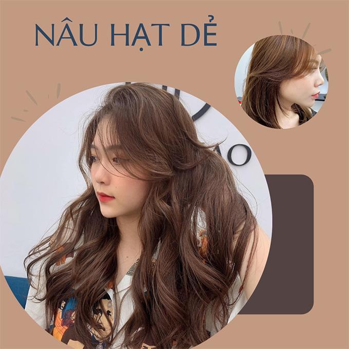 Tóc màu nâu hạt dẻ trầm Gallery 2