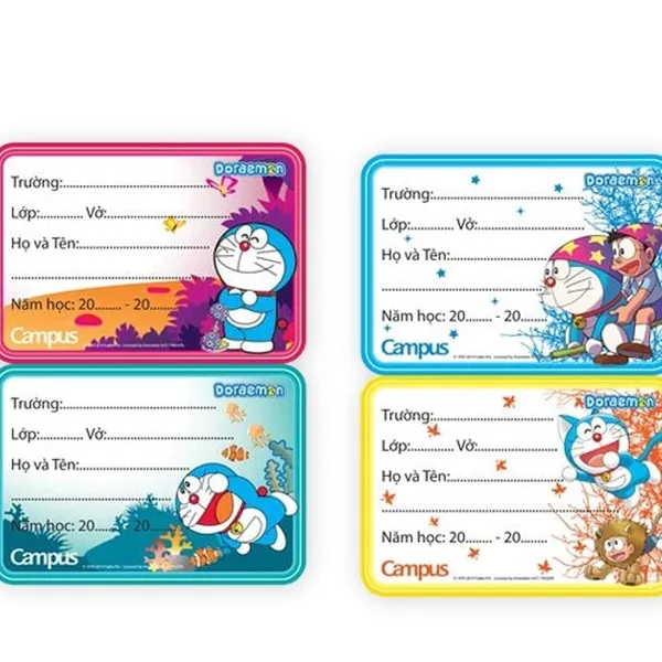 Mẫu Nhãn Vở Cute: Tổng Hợp Những Mẫu Nhãn Vở Dễ Thương Nhất Gallery 2