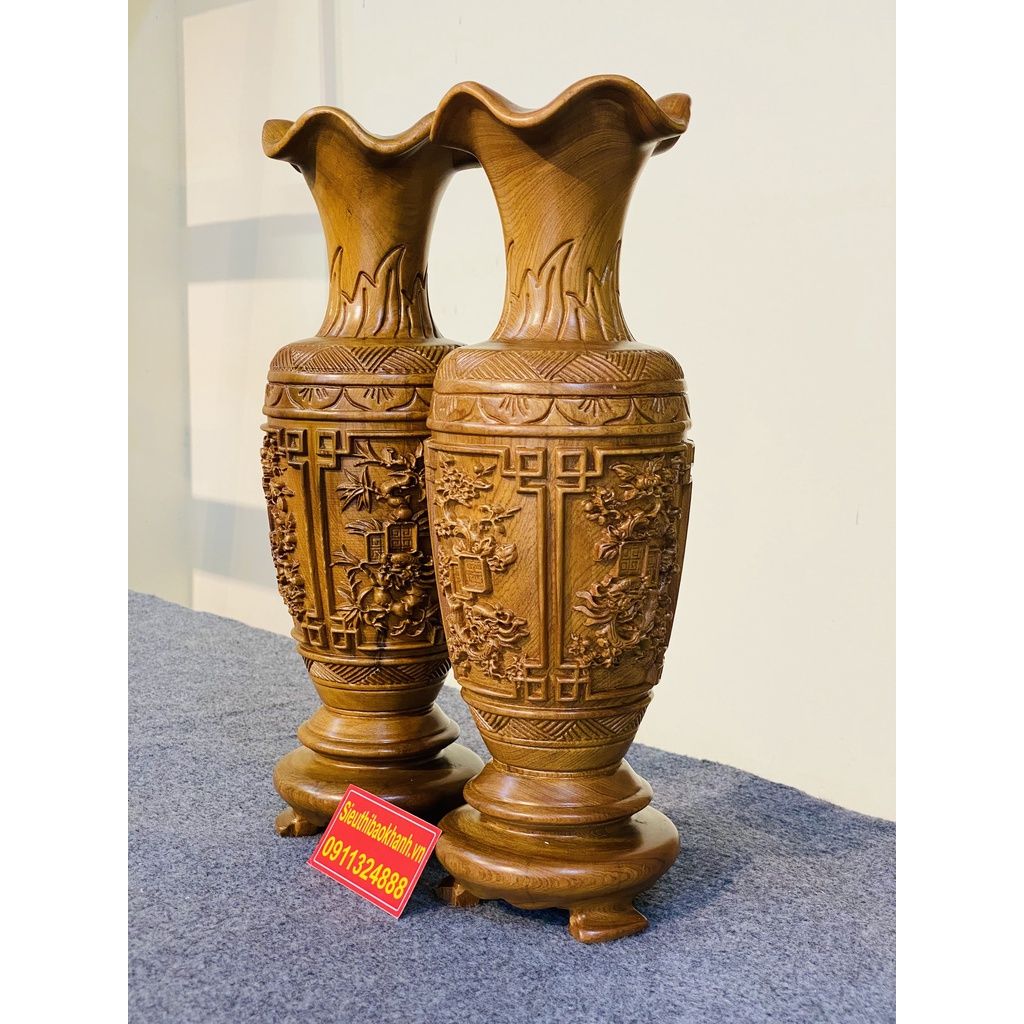 Lục Bình Gỗ Tùng Bách Tán Gallery 2