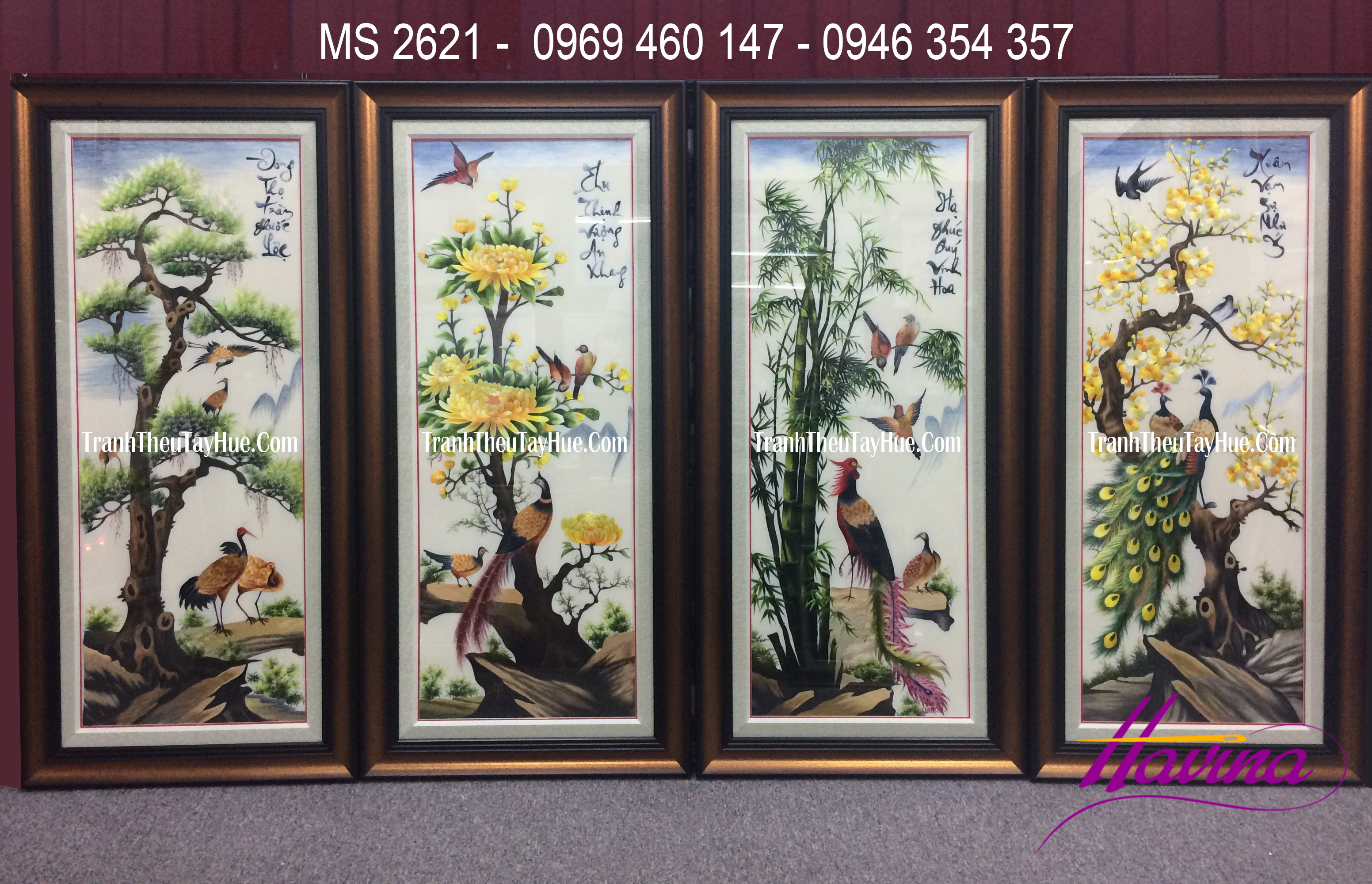 Tranh Thêu Tứ Quý Gallery 2
