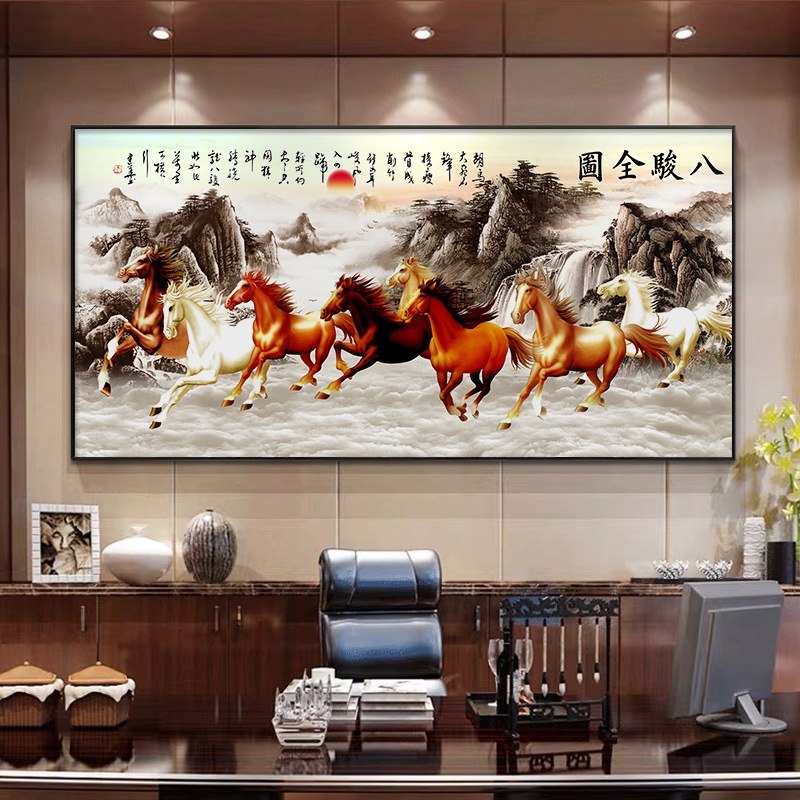 Tranh tráng gương Mã đáo thành công Gallery 2