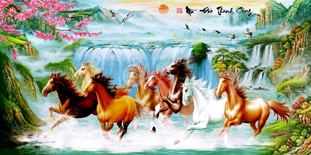 Tranh 9 con ngựa có ý nghĩa gì? Gallery 2