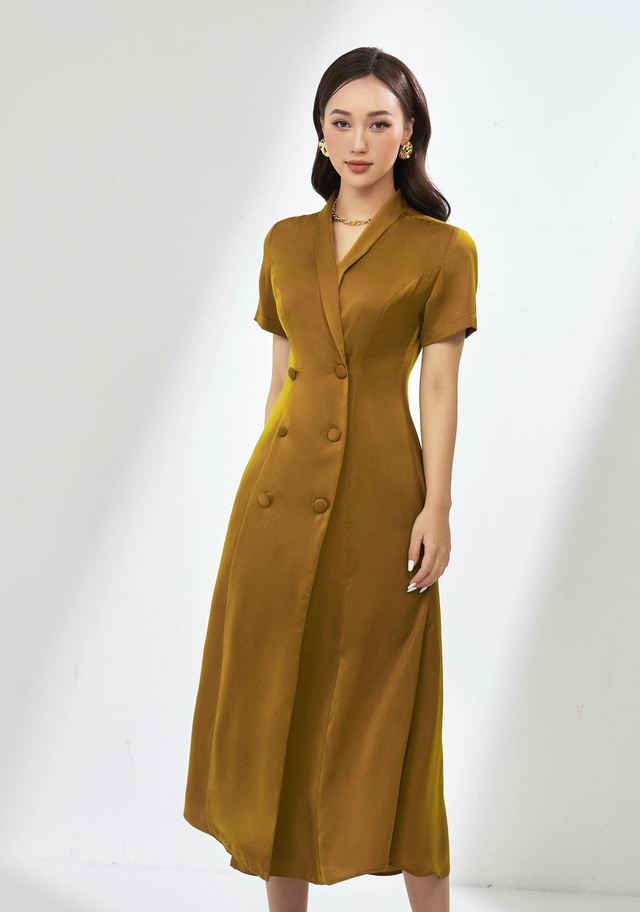 Váy Liền Thân Dài Qua Gối: Lựa Chọn Hoàn Hảo Cho Phong Cách Thời Trang Của Bạn Gallery 2