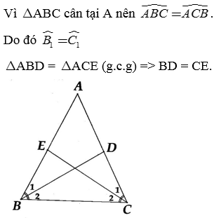 Cách Chứng Minh Tam Giác Cân Lớp 8