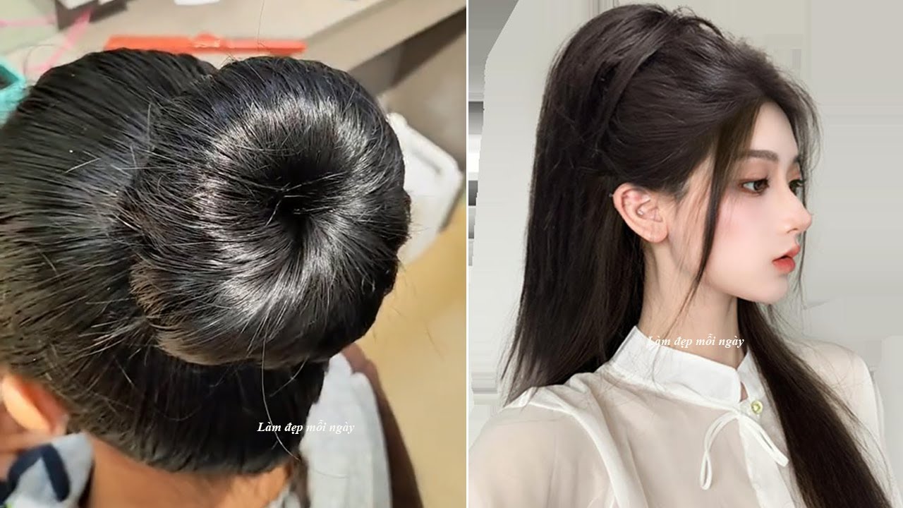 Cách Cột Tóc Củ Tỏi Đơn Giản, Dễ Thương