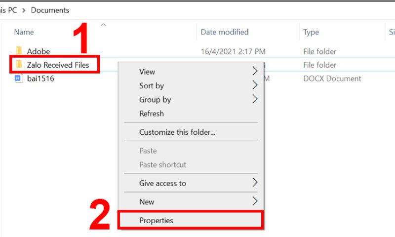 Cách Đặt Mật Khẩu Cho Folder Gallery 2