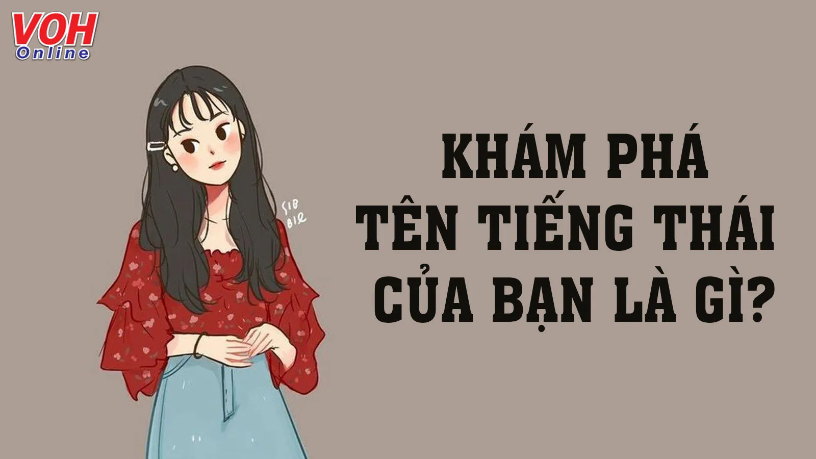 Tên tiếng Thái của bạn là gì? Gallery 1