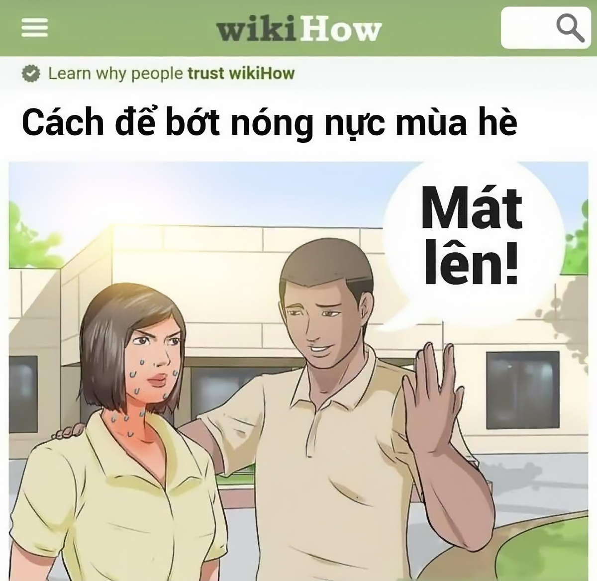 Cách Để Bớt Nóng Nực Mùa Hè