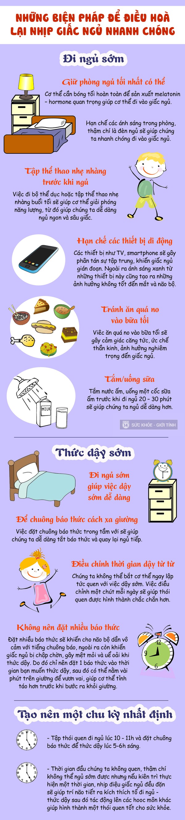Cách Để Thức Khuya Dậy Sớm