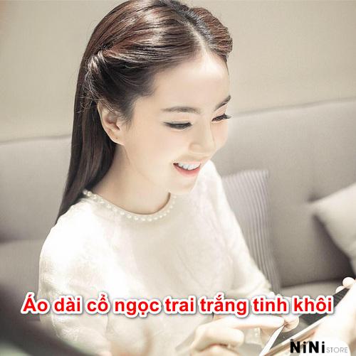 Cách Đính Hạt Ngọc Trai Lên Cổ Áo Dài