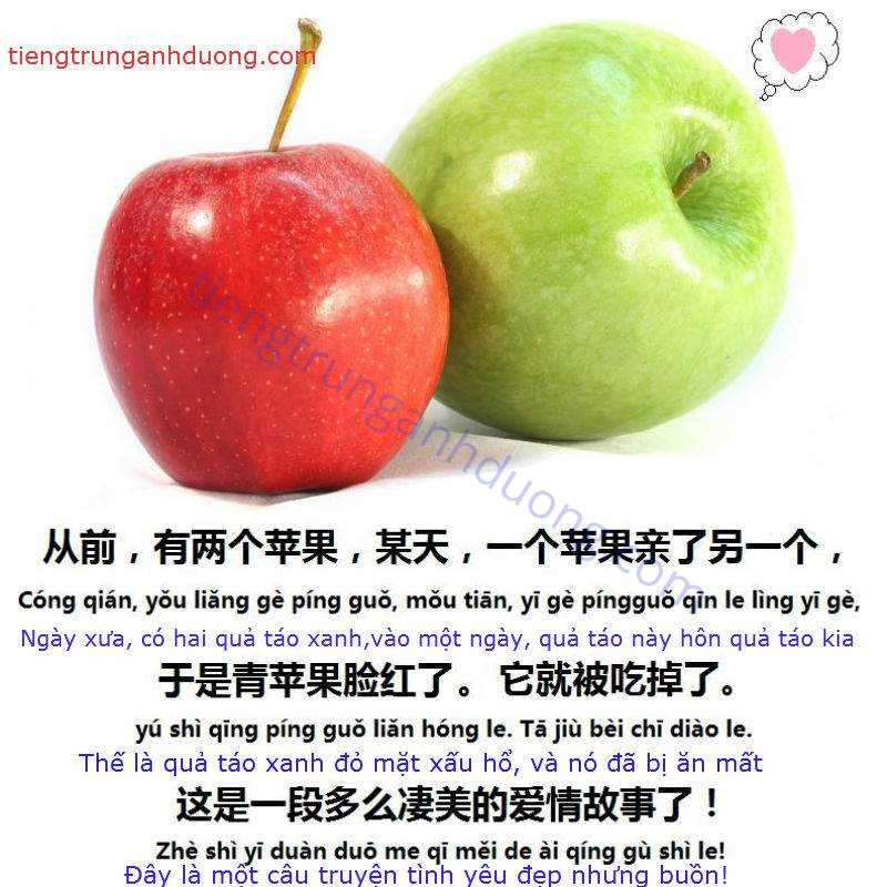 Quả táo tiếng Trung là gì? Gallery 1