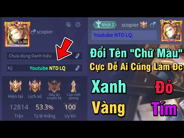 Đổi Tên Màu Xanh Liên Quân Gallery 1