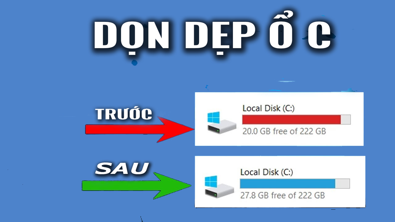 Cách Dọn Ổ Đĩa C Hiệu Quả Và Nhanh Chóng