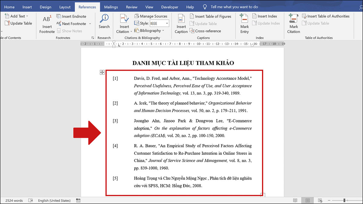 Cách Ghi Nguồn Trích Dẫn Chuẩn