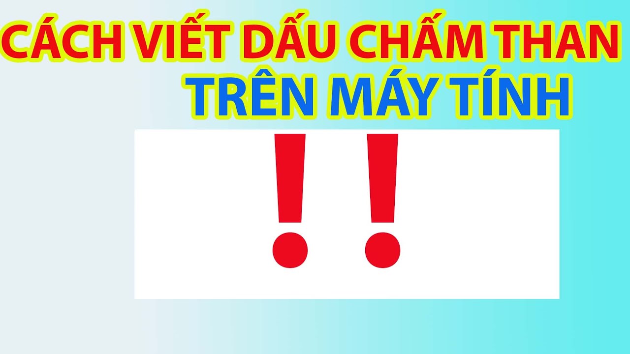 Dấu Chấm Than Trên Máy Tính: Cách Sử Dụng và Ý Nghĩa! Gallery 1