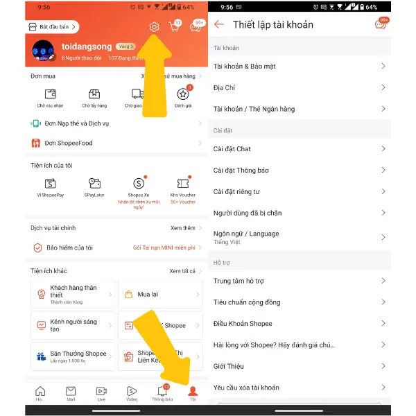 Cách Gỡ Tài Khoản Ngân Hàng Trên Shopee Gallery 2