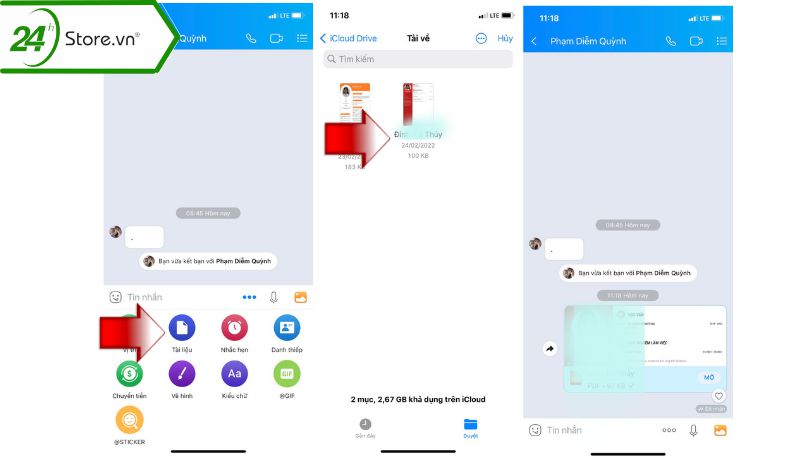 Cách gửi cả folder qua Zalo