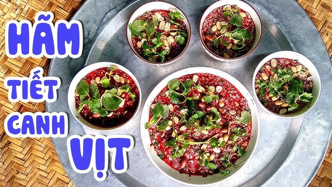 Cách làm tiết canh vịt
