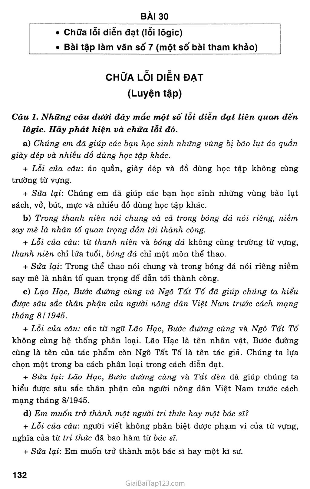 Soạn Văn 8: Bài Tập Chữa Lỗi Diễn Đạt Gallery 2