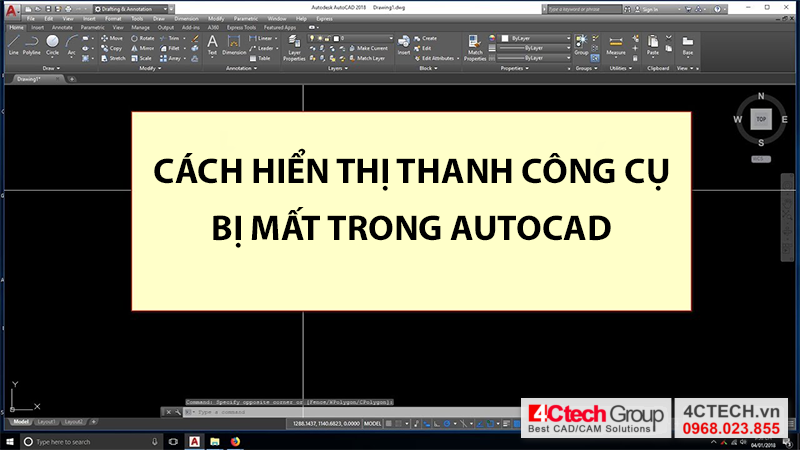 Mất Thanh Công Cụ Trong CAD: Nguyên Nhân và Cách Khắc Phục Gallery 2