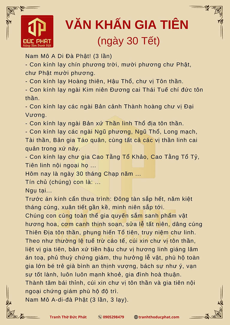Văn Khấn Xin Tổ Tiên Phù Hộ Đi Thi Gallery 1