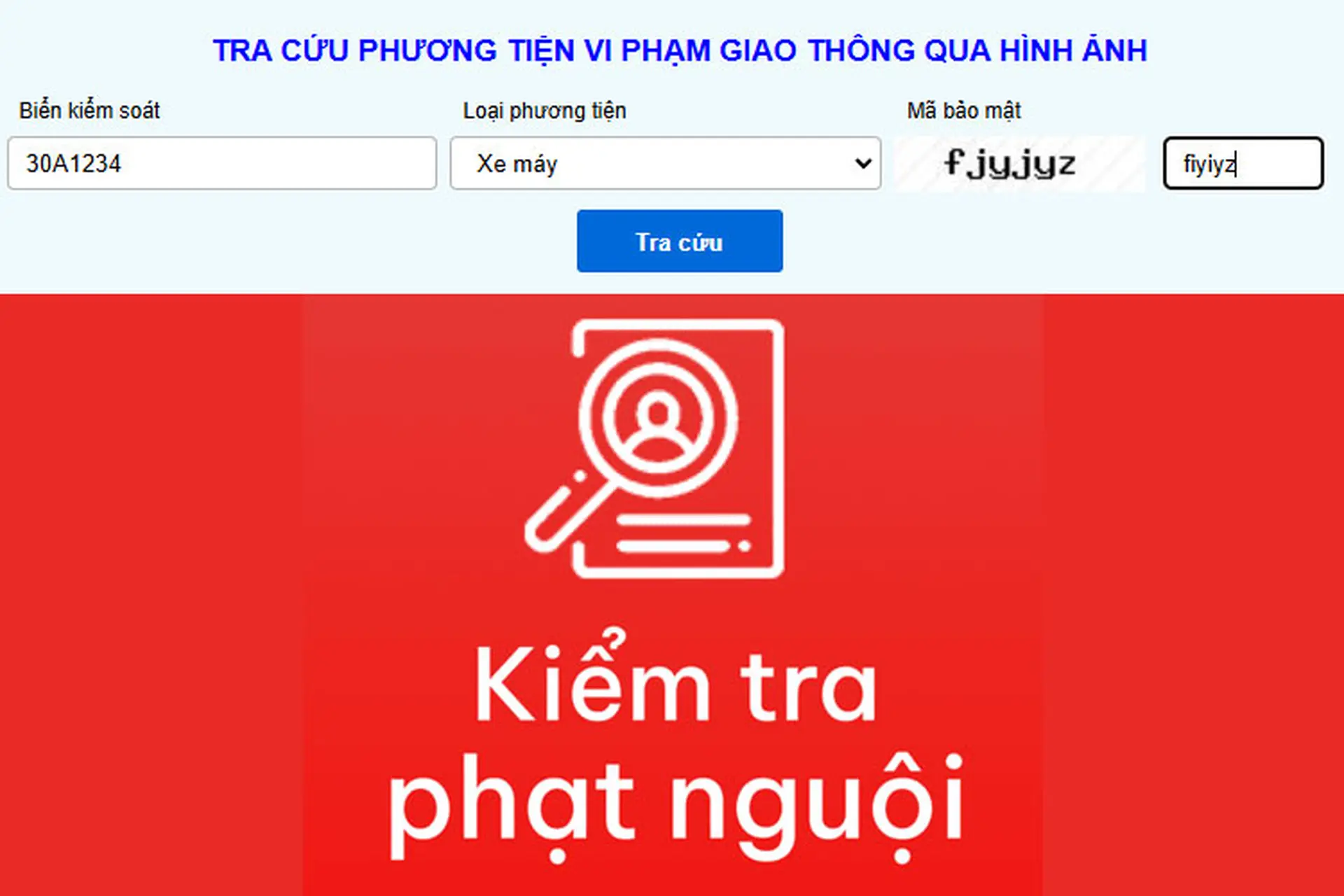 Kiểm Tra Phạt Người Gallery 1
