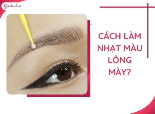 Cách Làm Chân Mày Nhạt Bớt