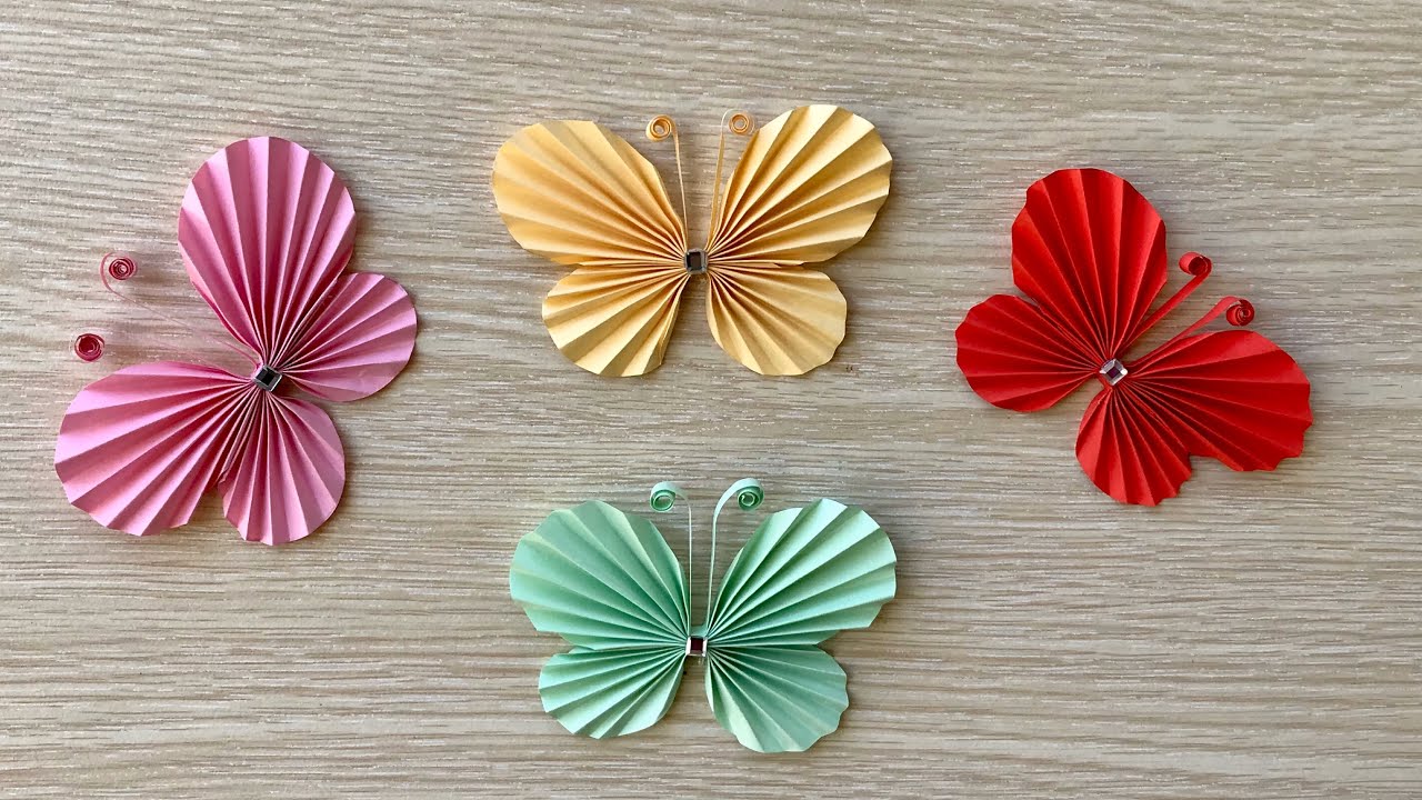 Cách Làm Con Bướm Bằng Giấy