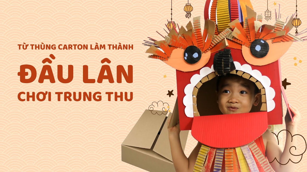 Cách Làm Đầu Lân Mini Bằng Giấy