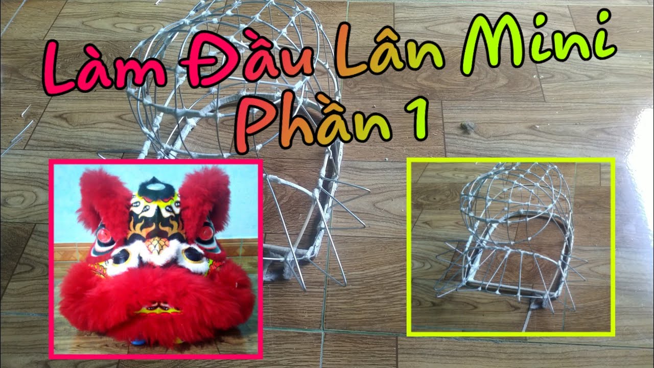 Cách Làm Đầu Lân Mini Bằng Giấy Gallery 2
