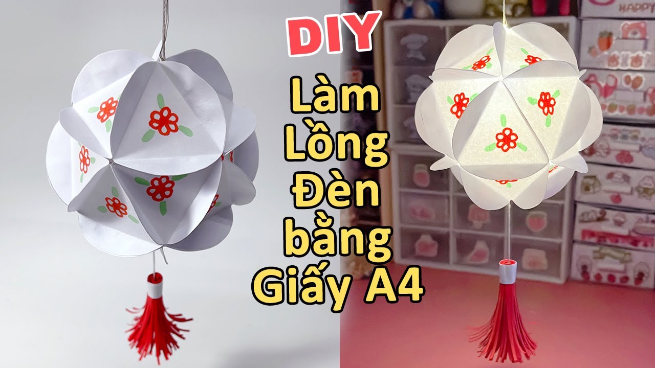 Cách Làm Đèn Trung Thu Hình Tròn