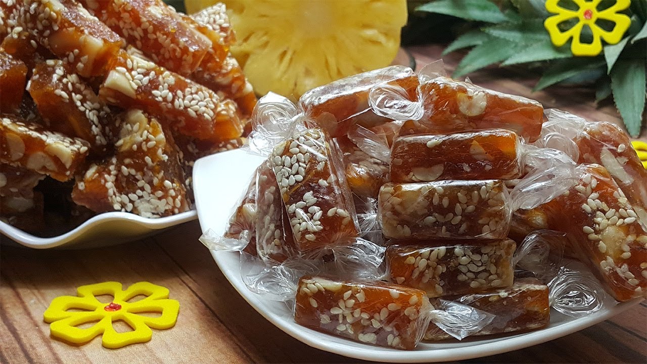 Cách Làm Kẹo Khóm Dẻo Ngọt Tại Nhà