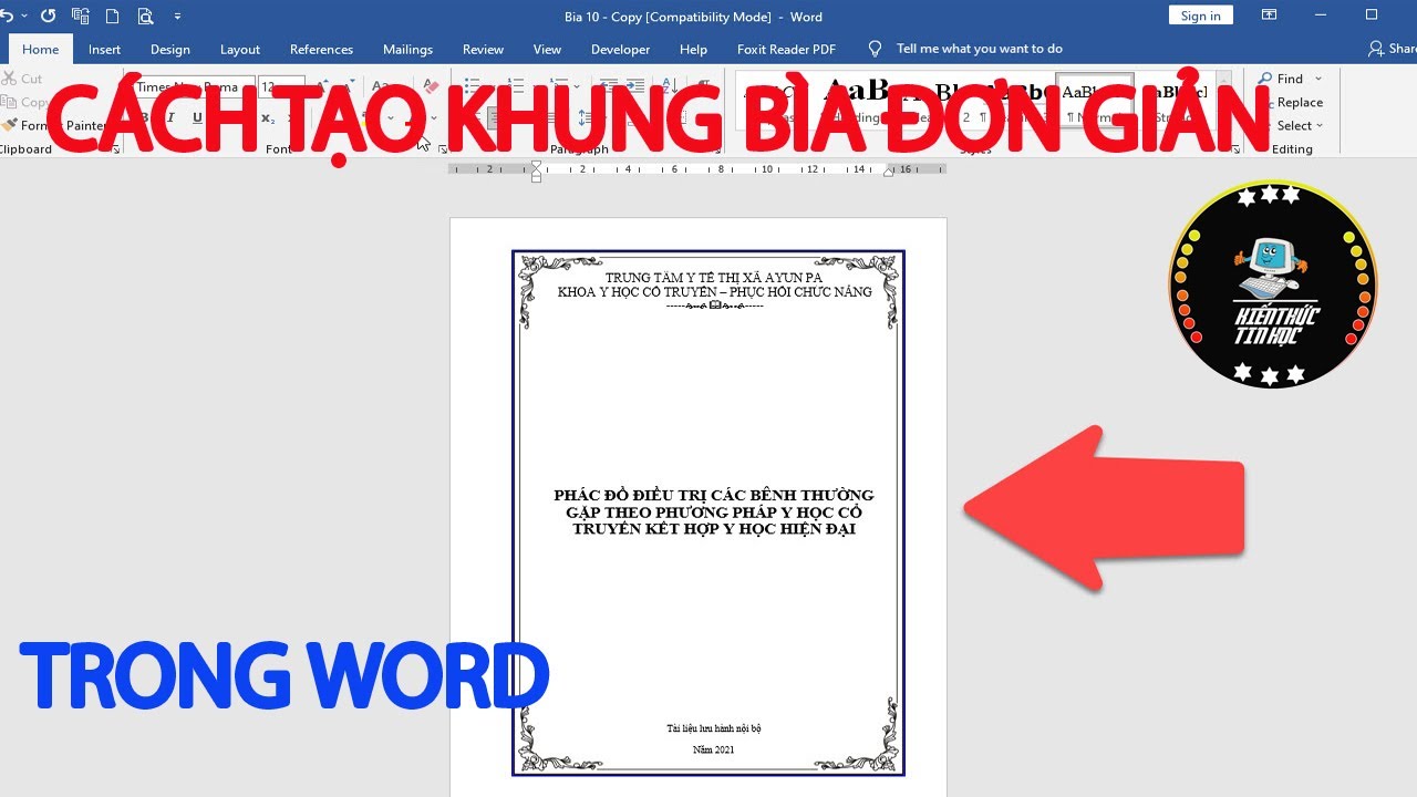Cách Làm Khung Bìa Word Đẹp Và Chuyên Nghiệp