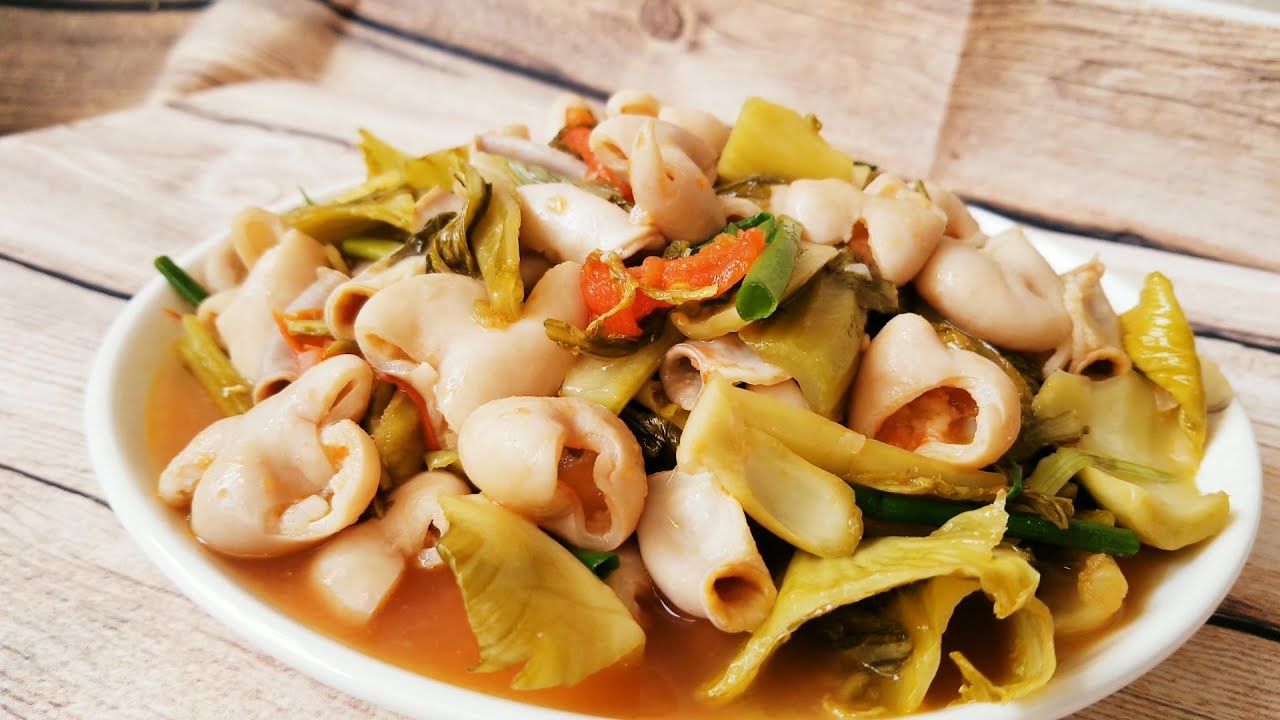 Cách Làm Lòng Già Xào Dưa Ngon Tuyệt Vời
