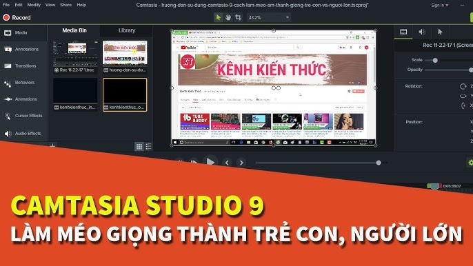 Cách Làm Méo Âm Thanh Giọng Trẻ Con và Người Lớn