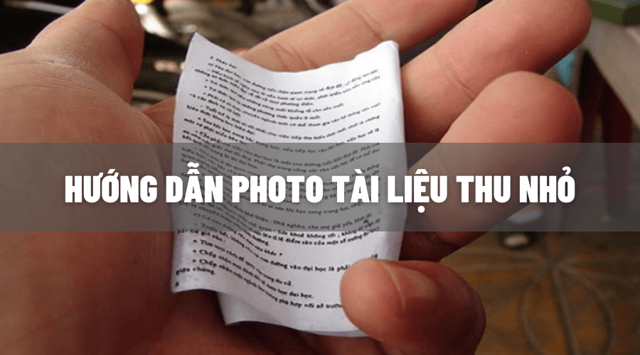 Cách Làm Phao Thi Thu Nhỏ