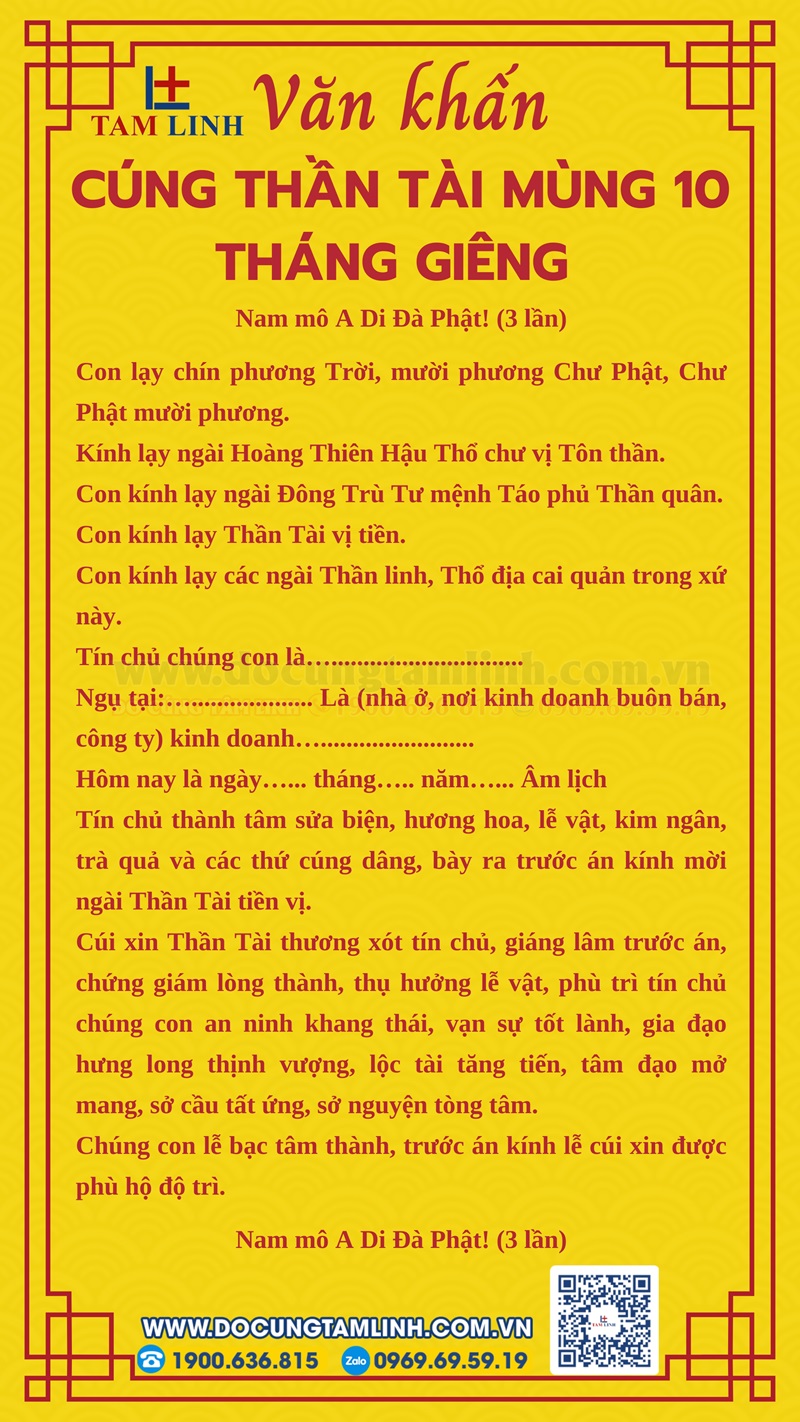 Văn Khấn Thần Giếng Chuẩn Nhất Gallery 1