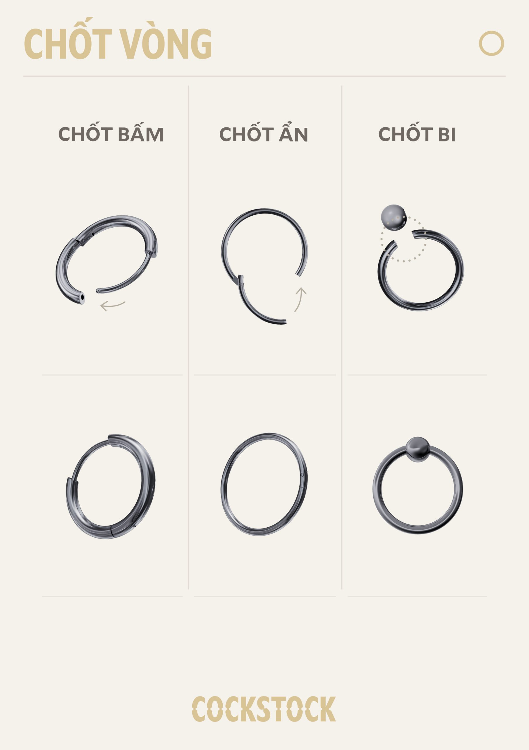 Cách Mở Bông Tai
