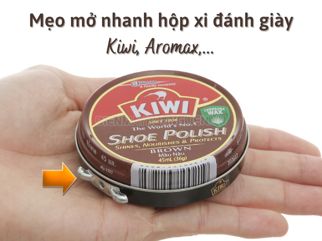 Cách Mở Hộp Xi Đánh Giày