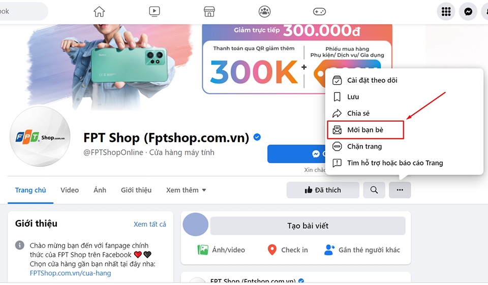 Cách Mời Bạn Bè Thích Trang Fanpage Facebook Hiệu Quả