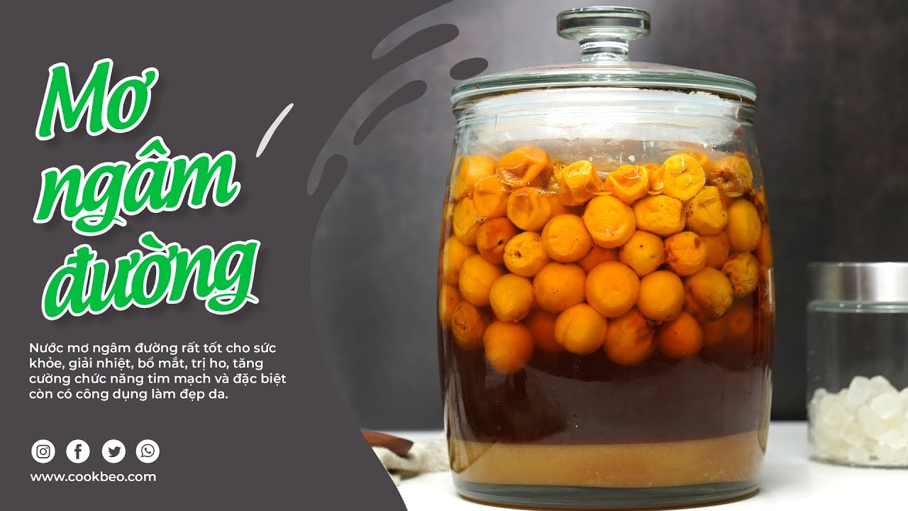 Cách Ngâm Mơ Đường Không Bị Mốc