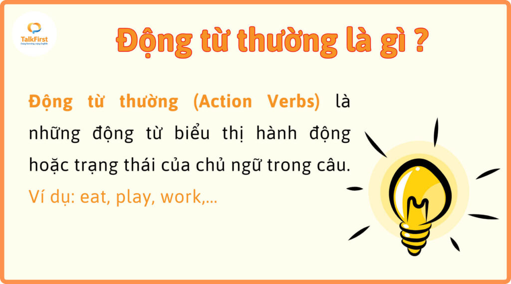 Động Từ Thường Là Gì? Gallery 2
