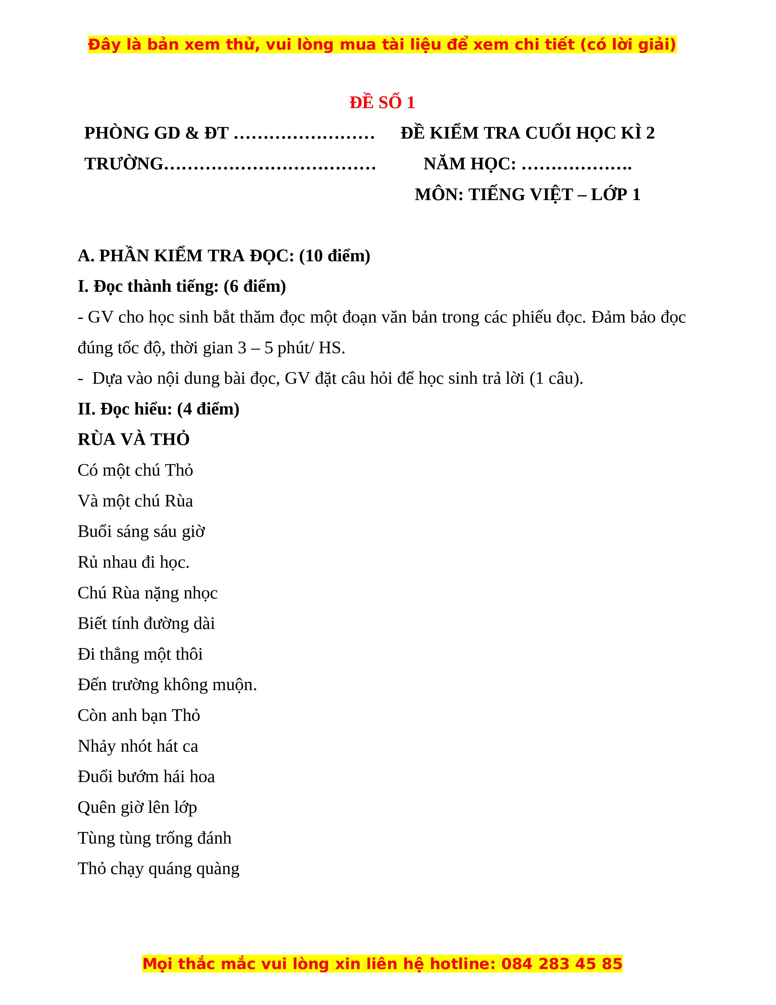 Đề thi học kì 2 lớp 1 Chân trời sáng tạo Gallery 2