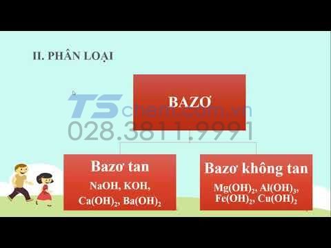 Cách phân biệt bazơ tan và không tan