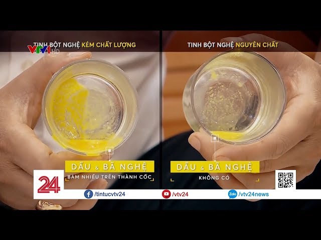 Cách Phân Biệt Tinh Bột Nghệ Thật Giả