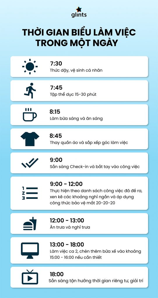 Cách Sắp Xếp Thời Gian Biểu Hợp Lý