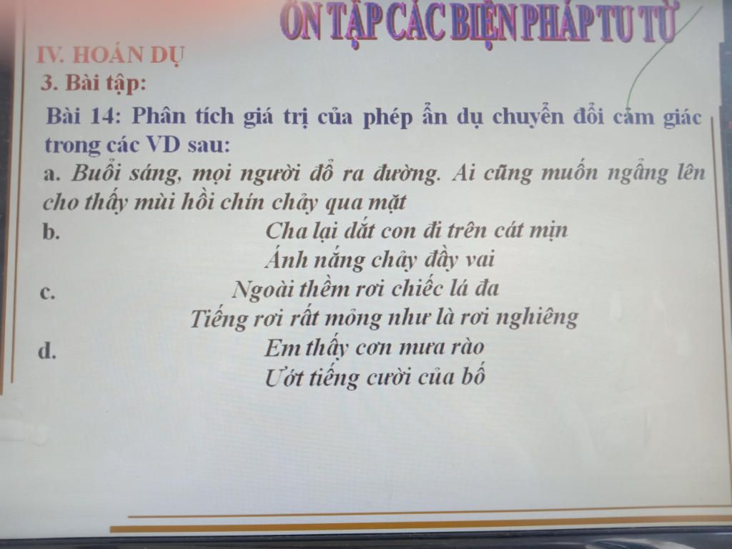 Ẩn dụ chuyển đổi cảm giác là gì? Bí quyết sử dụng hiệu quả Gallery 2