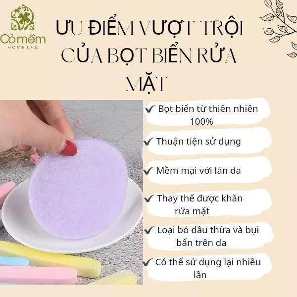 Bông Mút Rửa Mặt: Bí Quyết Làm Sạch Da Hiệu Quả Gallery 2