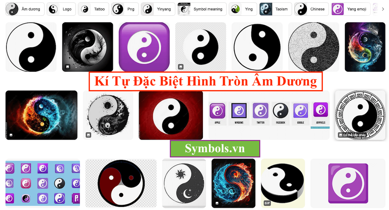 Kí tự đặc biệt Âm Dương ☯️ Gallery 2